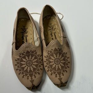 Leather Handmade Yemeni slip ons